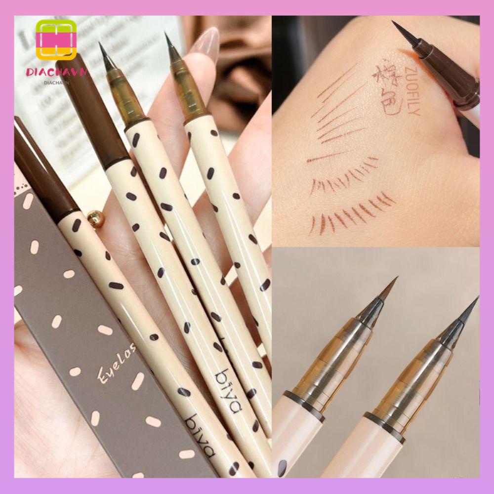DIACHAVN Bút Kẻ Mắt Dạng Lỏng Siêu Mịn Lâu Trôi Không Gây Chóng Mặt