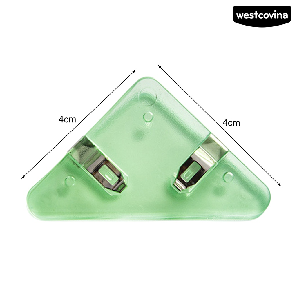 [WSTN]✎Set 5 Kẹp Góc Tam Giác Trong Suốt Đa Năng Tiện Dụng