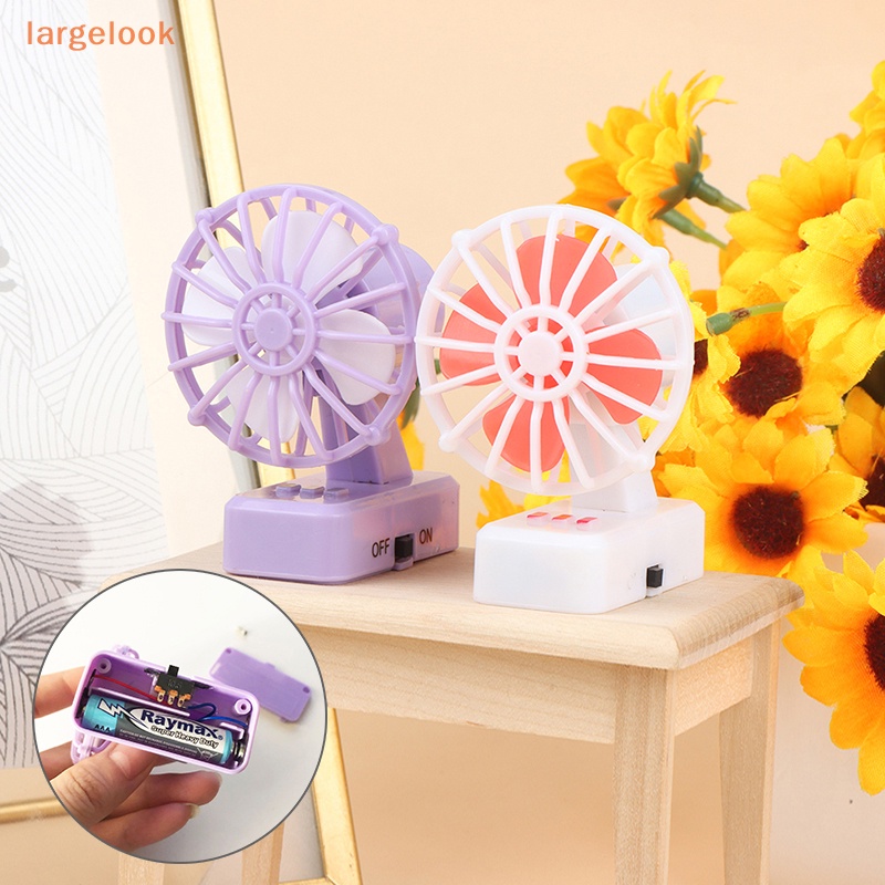 Quạt Điện Mini Để Bàn Trang Trí Nhà Búp Bê Tỉ Lệ 1: 12 1: 6
