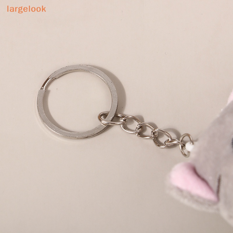 Móc Khóa Hình Mèo Nhồi Bông Mềm Mại Đáng Yêu