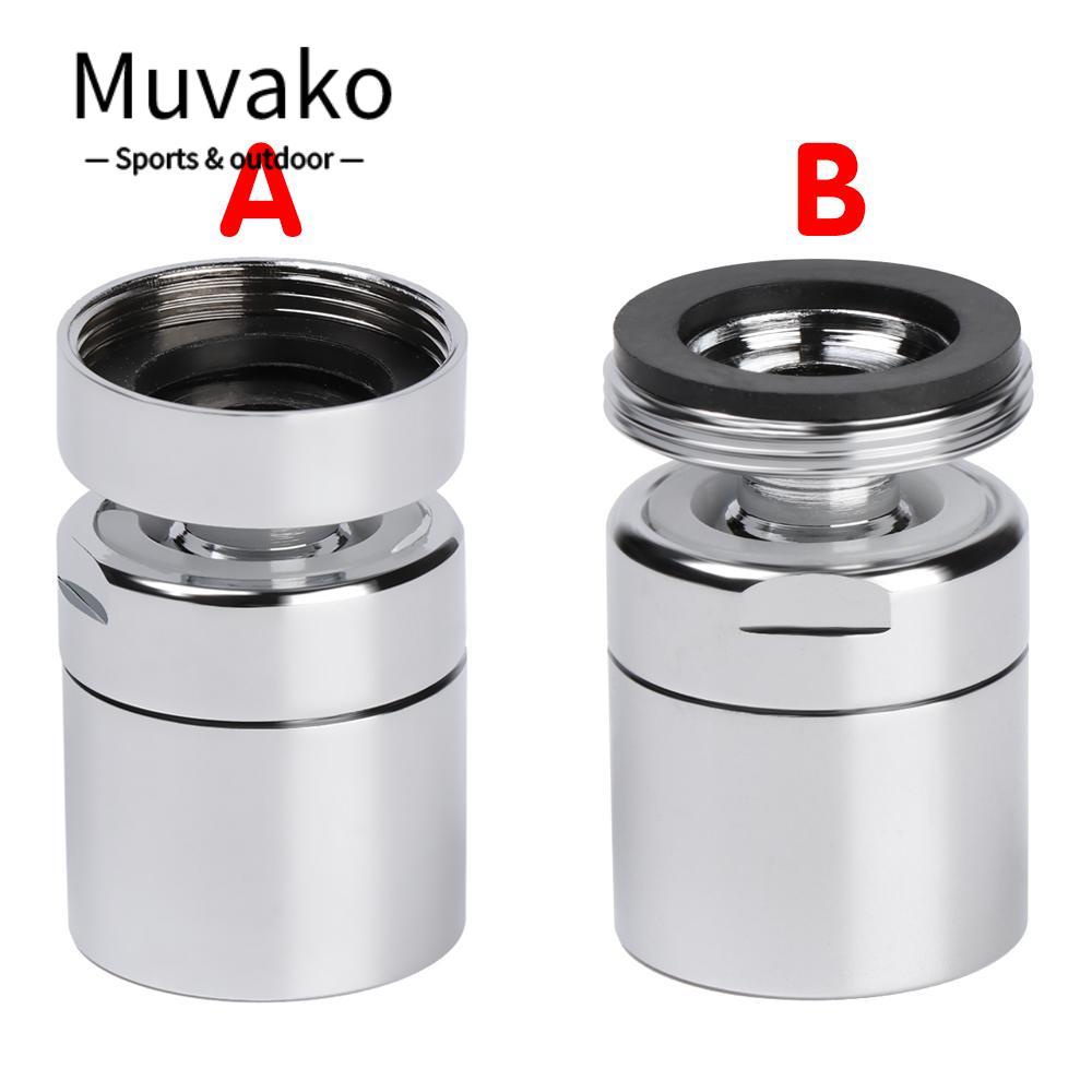 MUVAKO Đầu Nối Vòi Nước Tiết Kiệm Nước Có Thể Xoay Được