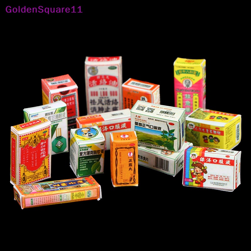 1 Bộ Hộp Đựng Thuốc 1: 12 Dùng Trang Trí Nhà Búp Bê