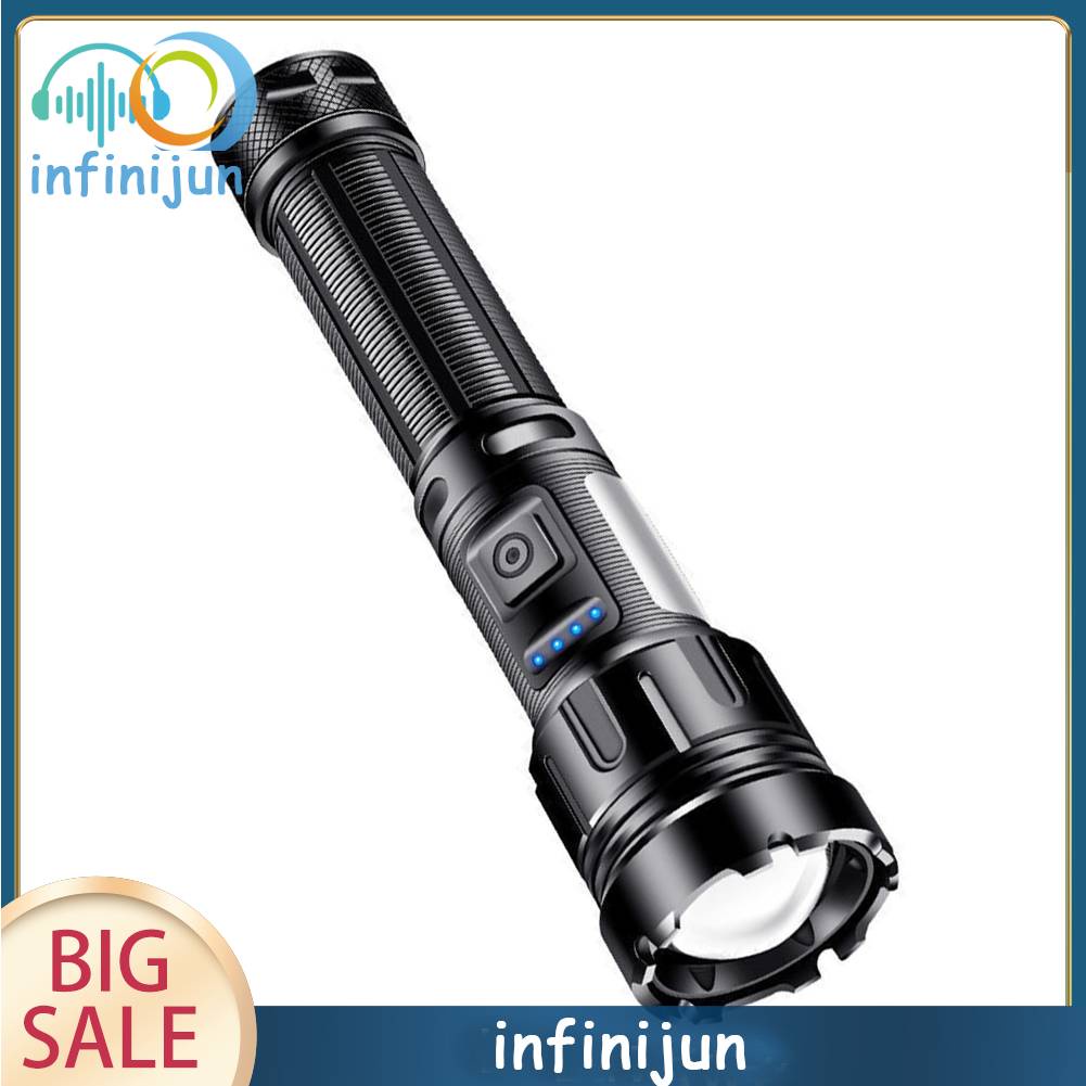 Đèn Pin XHP50 800LM COB LED 1200mAh IPX4 Type-C Sạc USB Tiện Dụng