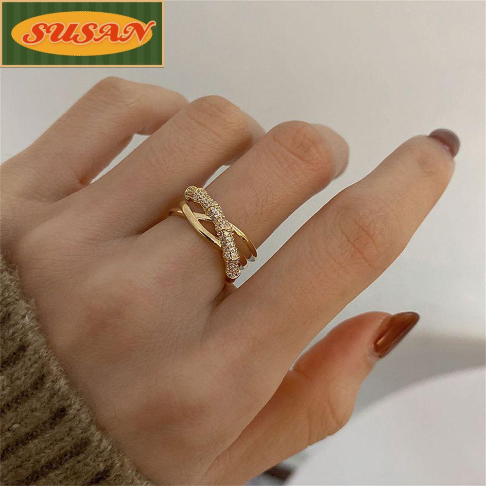 SUSANS Nhẫn Hở Sáng Tạo Thời Trang Cho Nữ