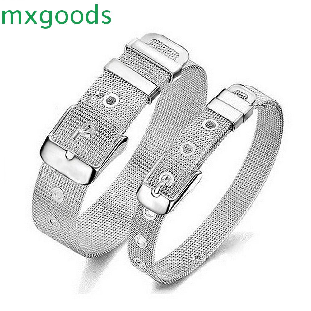 MXGOODS Vòng Đeo Tay Bằng Thép Titan Phong Cách Đường Phố Hàn Quốc Cá Tính