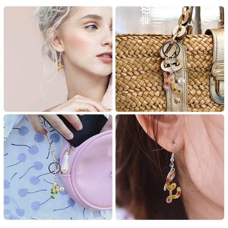 Khuôn Silicone Làm Móc Khóa / Trang Sức Hình Chữ Cái