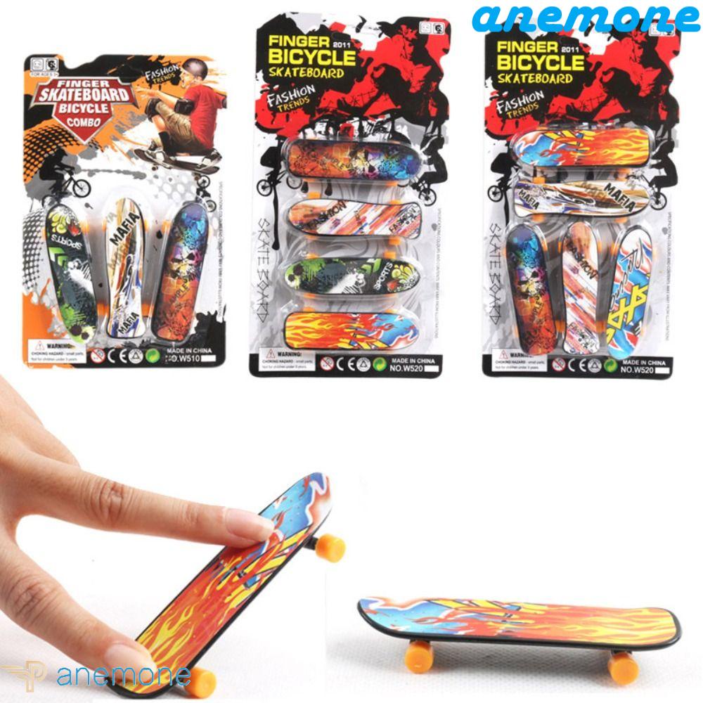 ANEMONE Đồ Chơi Ván Trượt Ngón Tay Mini Chuyên Nghiệp Cho Trẻ Em