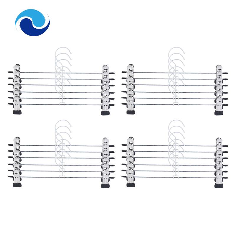 Set 24 Móc Treo Váy Quần Bằng Kim Loại Tiết Kiệm Không Gian