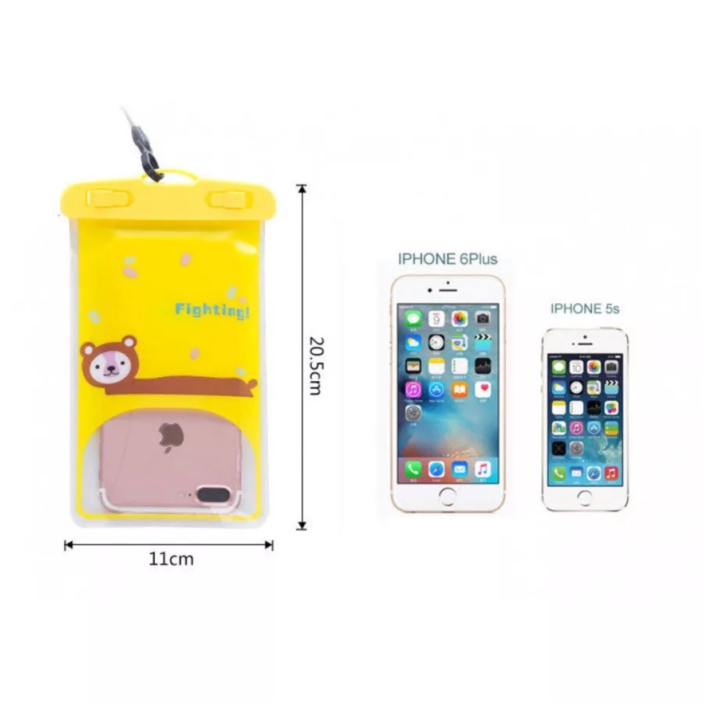 PVN25073 Túi Đựng Điện Thoại Chống Nước Hoạt Hình Dễ Thương