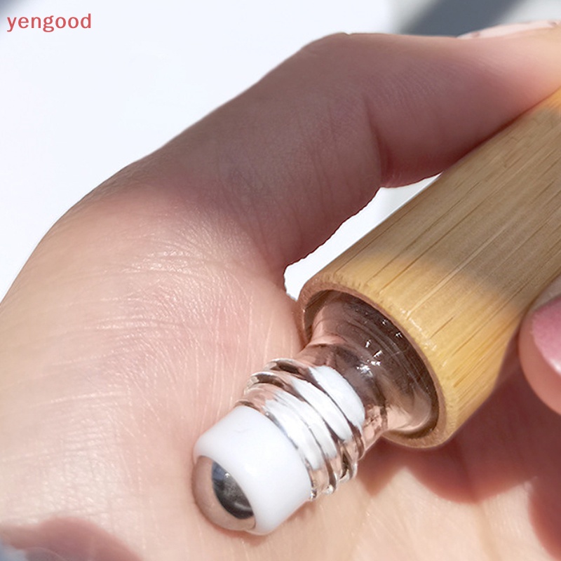 Bình Rỗng Đựng Dầu Bằng Gỗ Tre Dung Tích 1 / 3 / 5 / 10ml Tiện Dụng