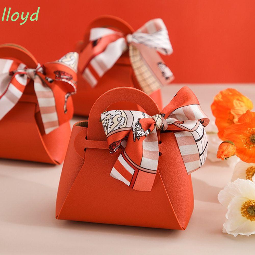 LLOYD Bộ 5 Hộp Quà Tặng Bánh Quy + Nơ Cầm Tay Sáng Tạo Mới