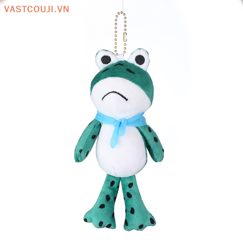 Móc Khóa Ếch Nhồi Bông Mềm Mại Đáng Yêu