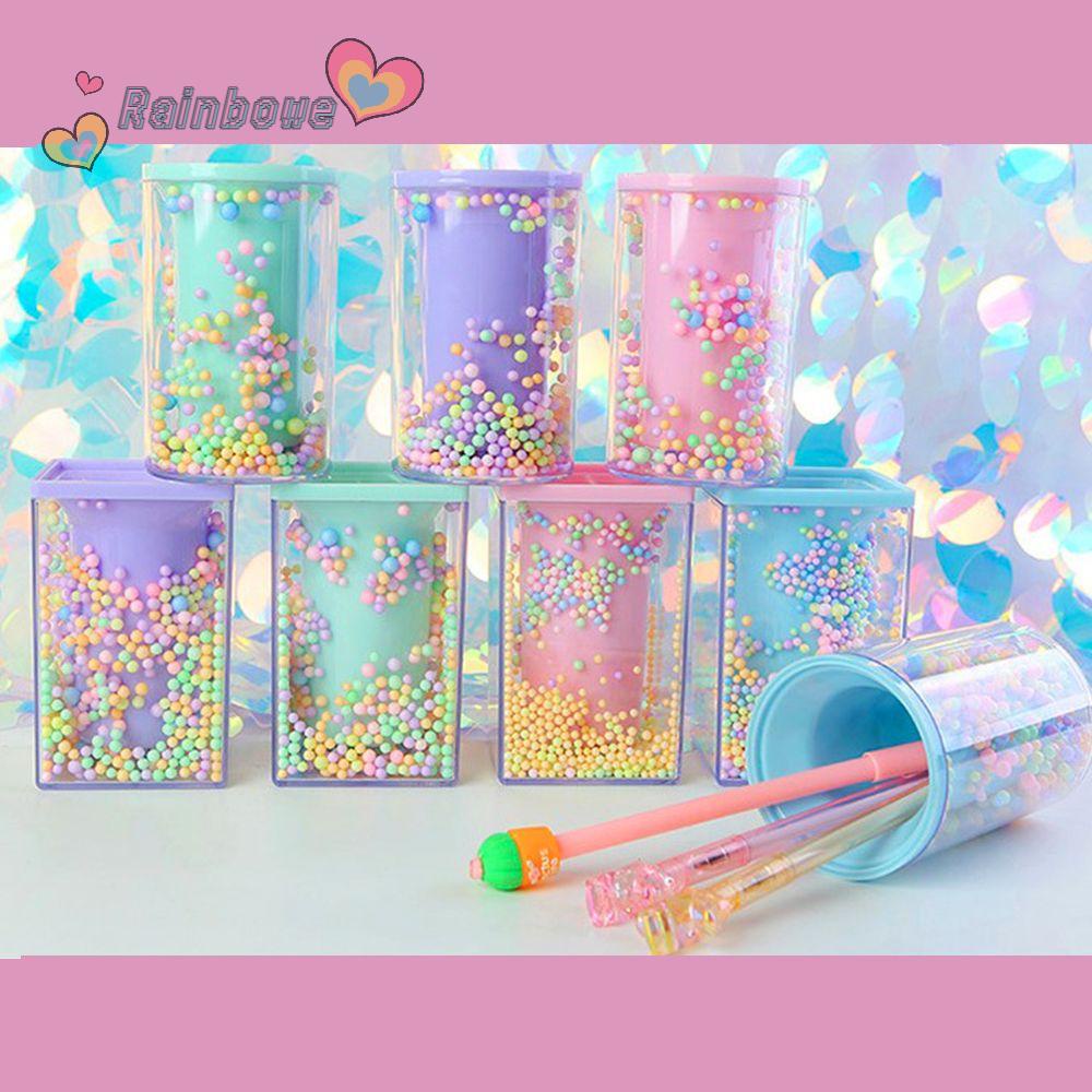 RAINBOW Giá Đỡ Bút Bằng Xốp Nhiều Màu Sắc Tiện Dụng Sắp Xếp Gọn Gà