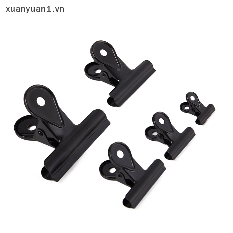 Kẹp Tài Liệu Giấy Tờ Bằng Kim Loại Nhiều Màu Kiểu Vintage Chất Lượng Cao