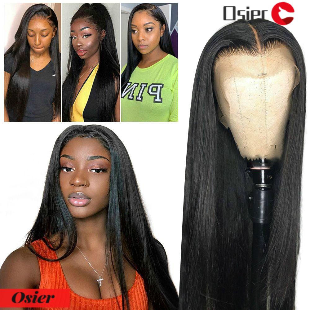 OSIER1 Bộ Tóc Giả Dài Thẳng Dày Chịu Nhiệt Độ Cao Thời Trang Cho Nữ