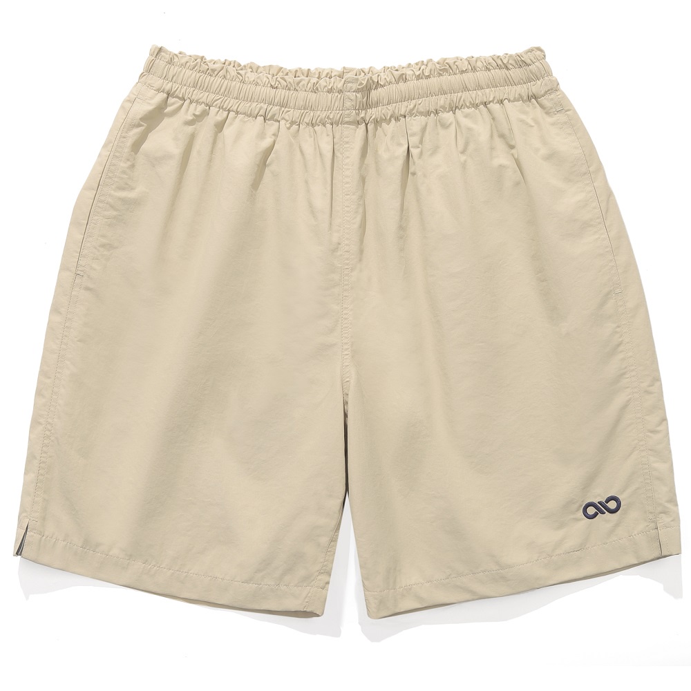 Quần Short Đi Biển Dáng Rộng Lưng Thun Nhanh Khô Thêu logo Nhỏ Nhiều Màu Thời Trang Xuân Hè