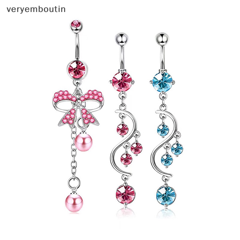 Khuyên Rốn Hình Bướm Bằng Thép Không Gỉ Thời Trang Cho Nữ