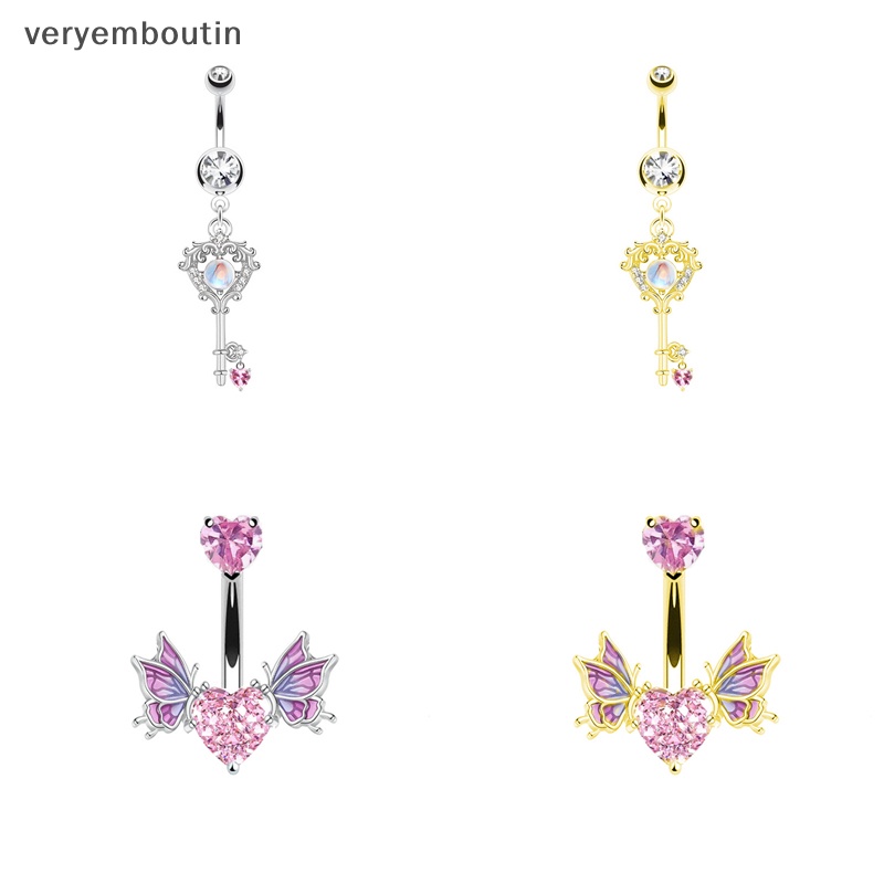 1 Khuyên Rốn Hình Trái Tim Thời Trang Cho Nữ