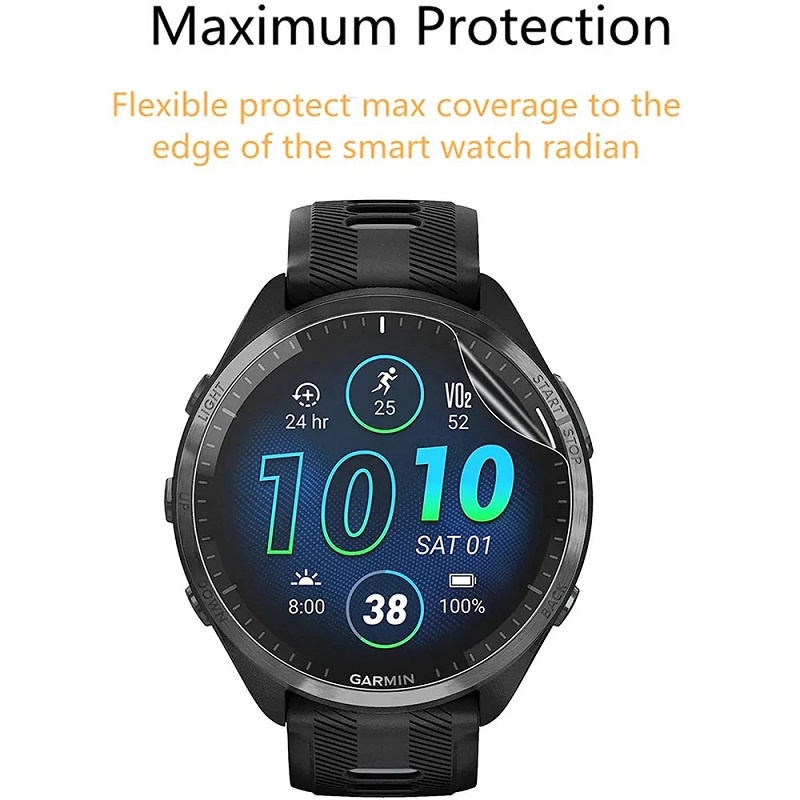 Miếng Dán Bảo Vệ Màn Hình Cho Garmin Forerunner 965 955 265 255 S 245 Garmin Forerunner 945 935 745 235 158 55 45