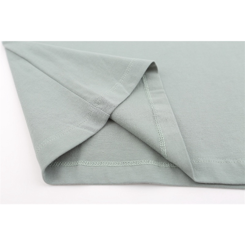 F-o-g Áo Thun Tay Ngắn Bằng Nhung Họa Tiết Số 9 Đẹp Chất Lượng Cao