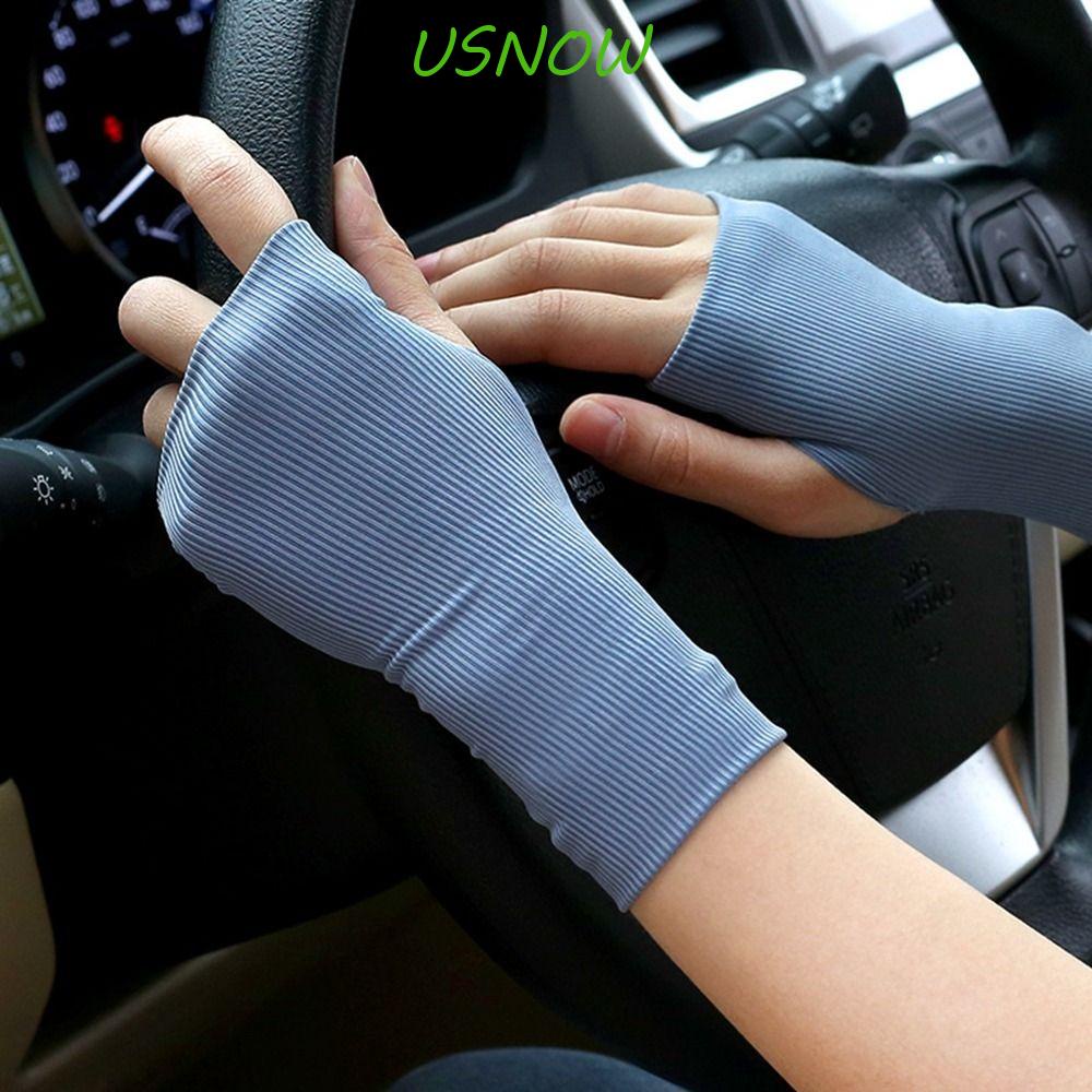 USNOW Đôi Găng Tay Chống Nắng Thoáng Khí Màu Sắc Thời Trang Cho Nam Nữ