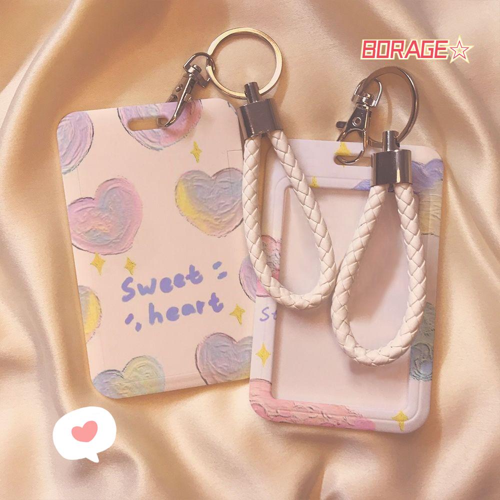 BORAG Ví Đựng Thẻ Bằng Nhựa Kiểu Dáng Dễ Thương Dành Cho Nam Và Nữ