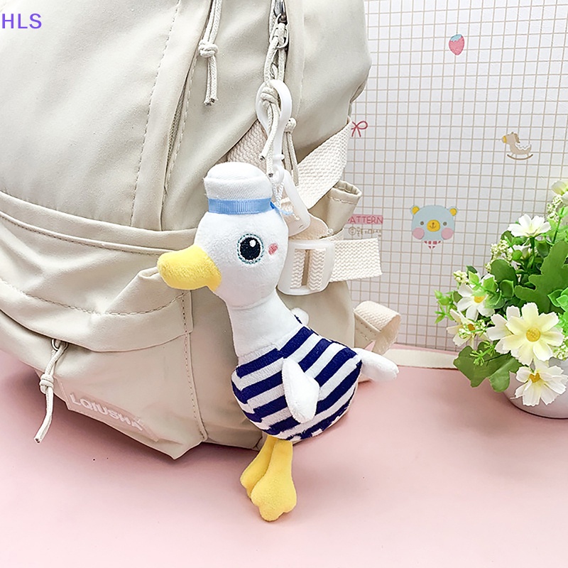 Móc Khóa Hình Vịt Nhồi Bông Mềm Mại Dễ Thương