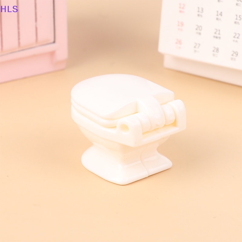 Mô Hình Toilet Màu Trắng Phong Cách Vintage Trang Trí Nhà Búp Bê Tỉ Lệ 1: 12
