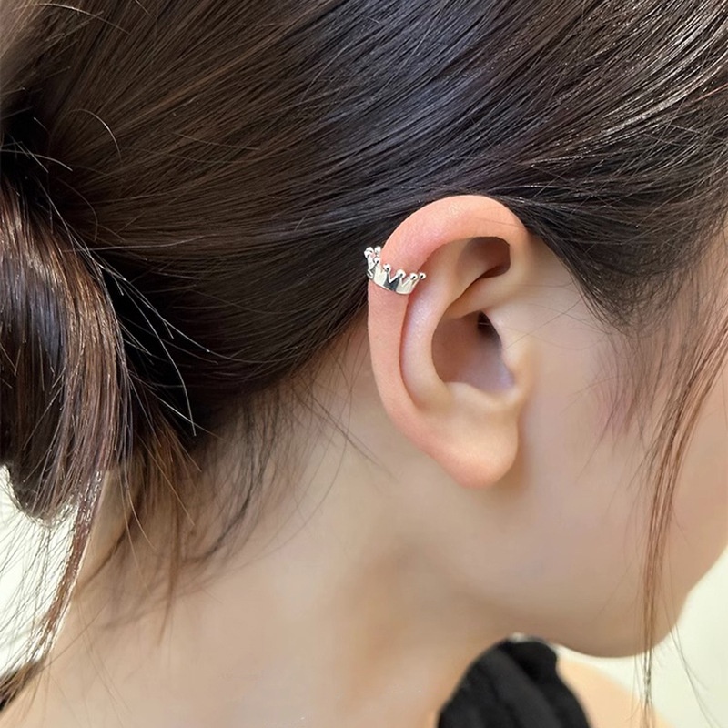 Bộ Khuyên Tai Tròn Mini Màu Vàng / Bạc Không Gây Dị Ứng Thời Trang Cho Nữ