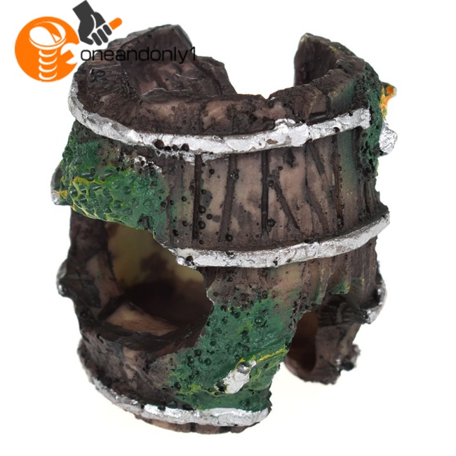 Thùng Rác Mini Bằng Resin Màu Sáng Độc Đáo Trang Trí Bể Cá