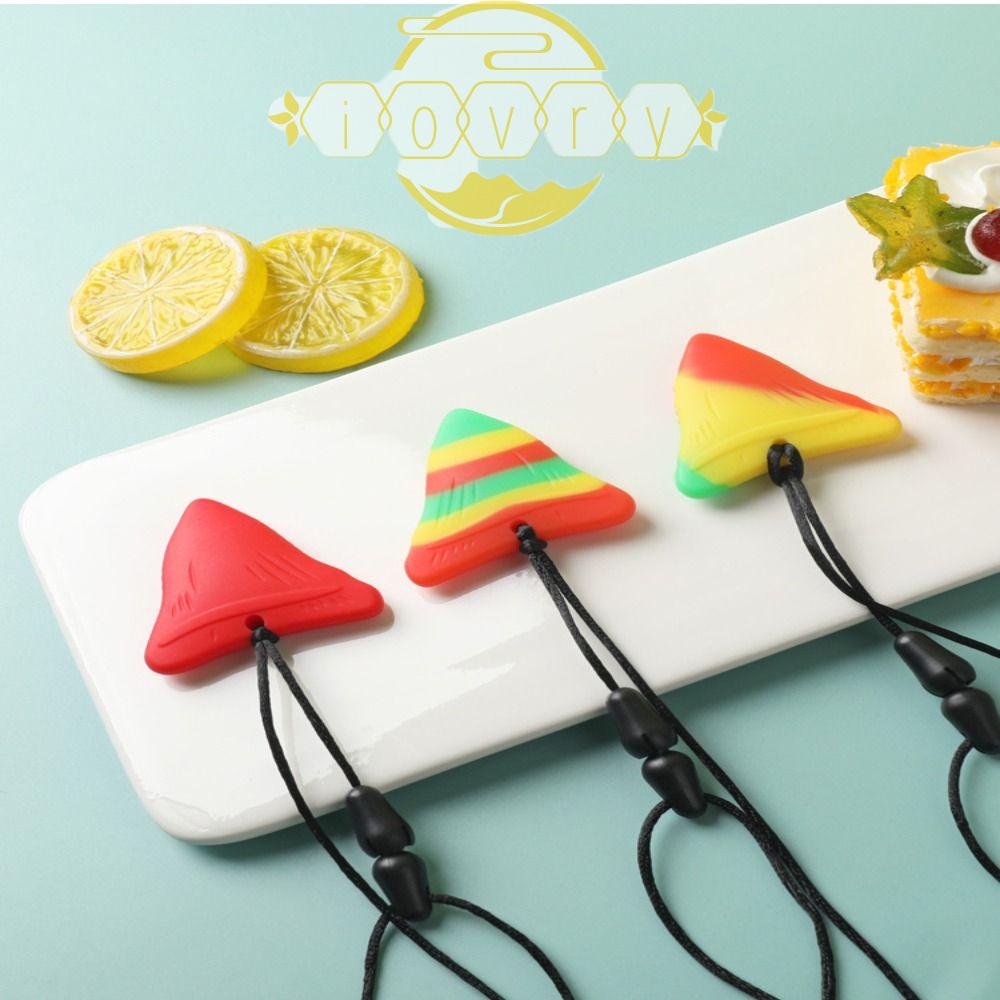 IVORY Đồ Chơi Mài Răng Hình Tam Giác Bằng Silica Gel Độc Đáo Cho Bé Diy