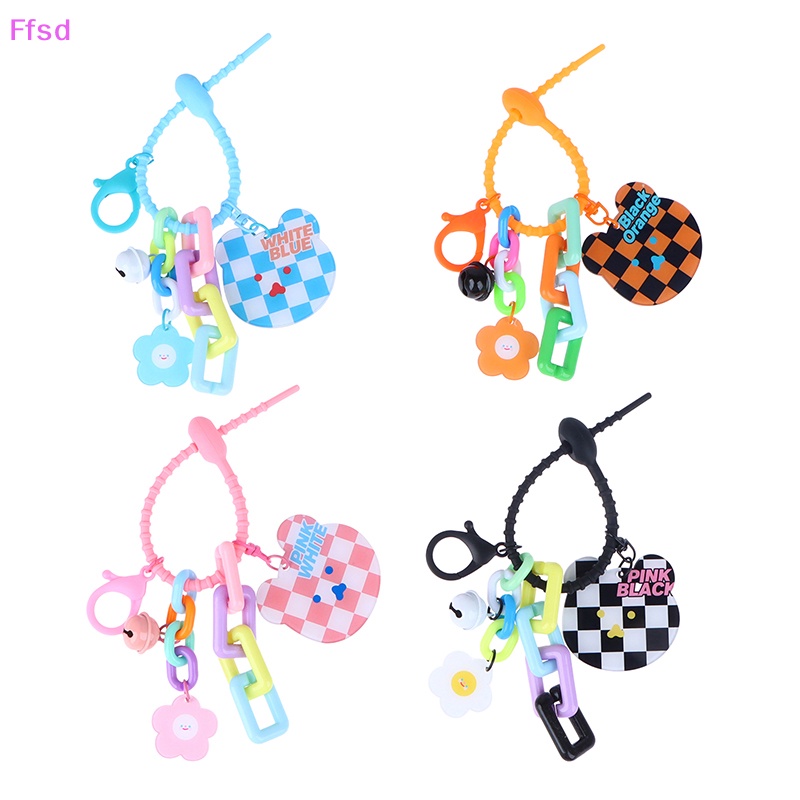 {Ffsd} Móc Chìa Khóa Xe Hơi / Túi Xách Hình Gấu Hoạt Hình Dễ Thương Nhỏ Gọn Trang Trí Phụ Kiện Bán Chạy Cho Nữ