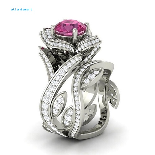 Túi Đựng Đồ Dùng Cao Cấp Tiện Dụng| Nhẫn Đeo Khớp Ngón Tay Hình Hoa Lá Đính Đá Zircon Trong Suốt Lấp Lánh Cho Nữ