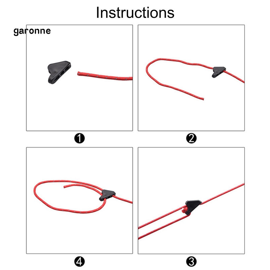 Set 20 Móc Khóa Dây Lều Hình Tam Giác Tiện Dụng