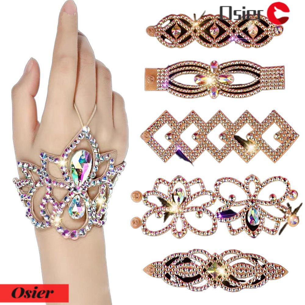 OSIER1 Vòng Đeo Tay Biểu Diễn Múa Bụng Thiết Kế Tinh Tế Cho Nữ