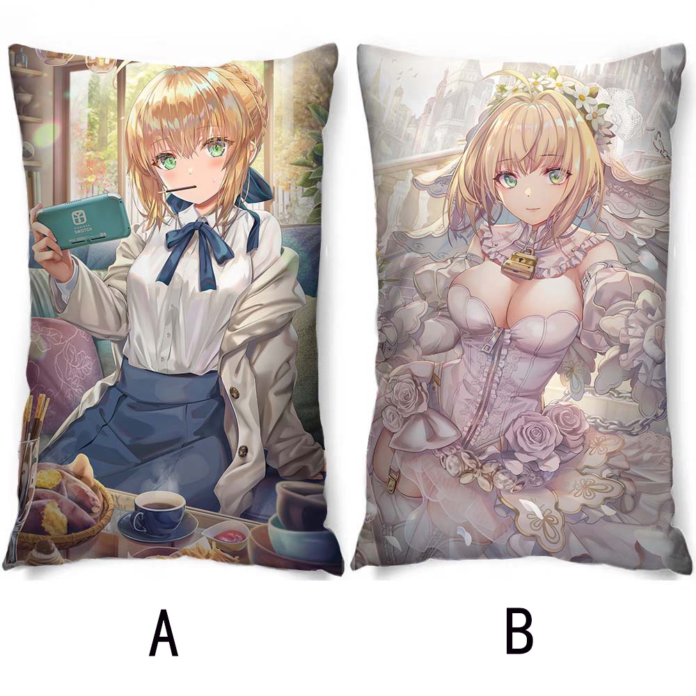 Vỏ Gối Chữ Nhật In Hình Nhân Vật Game Fate Grand Order Độc Đáo