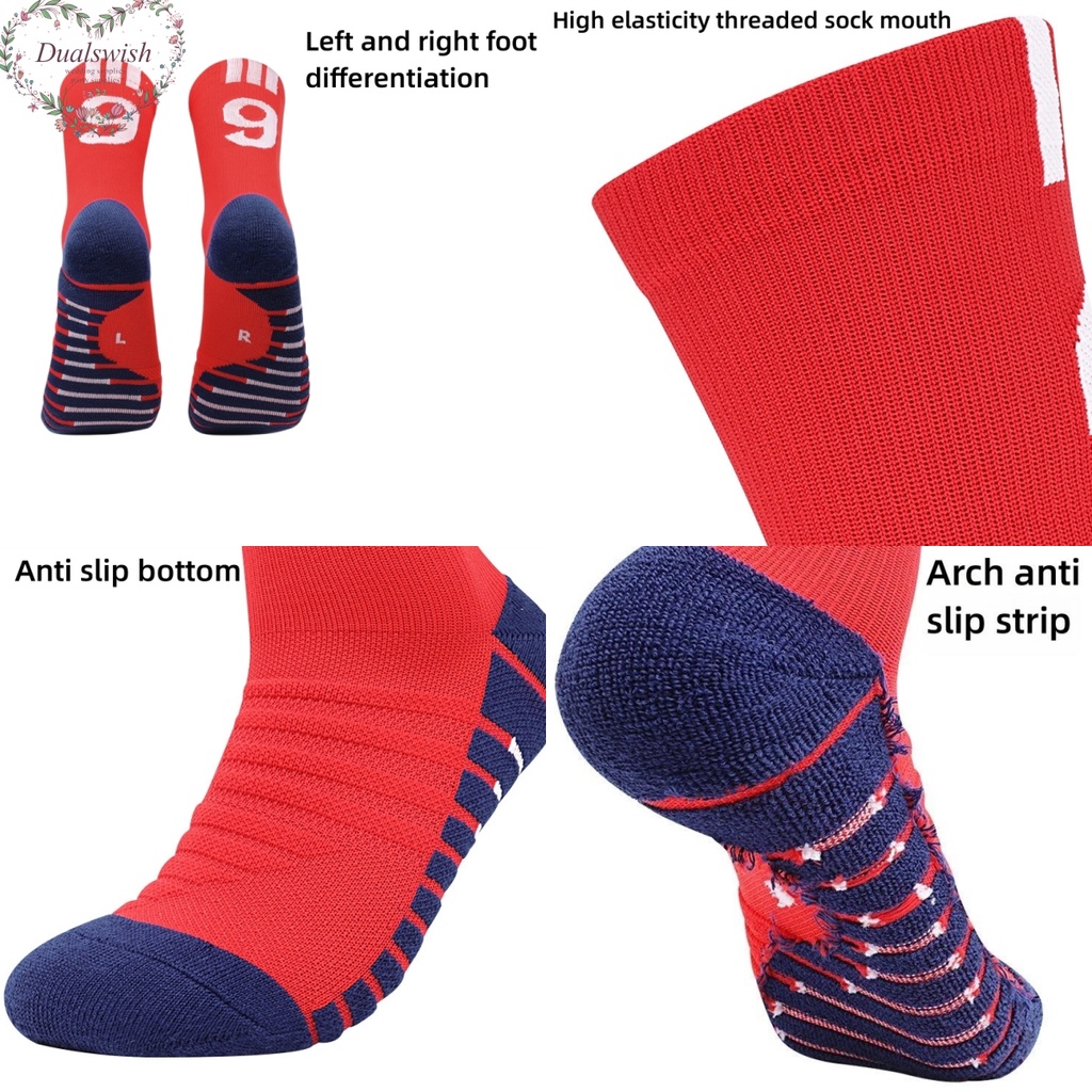 Đôi Vớ Chống Trượt Cổ Vừa In Số Thời Trang Mùa Hè Cho Nam