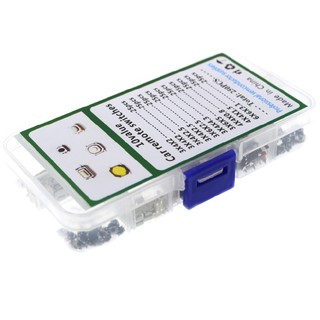 New 250pcs Waterproof Tactile Switch Push Button Micro Momentary Tact 10 Values
