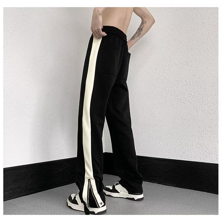 Quần Dài Thể Thao Dáng Rộng Có Khóa Kéo Thời Trang Mùa Hè Cho Nam