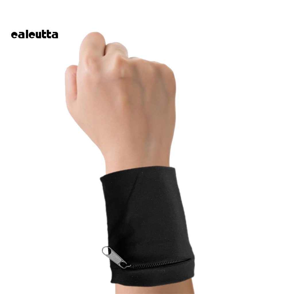 [calcutta] Ví Đựng Điện Thoại Chìa Khóa Tiền Xu Đeo Cổ Tay Thoáng Khí Thấm Hút Mồ Hôi Khi Chạy Bộ