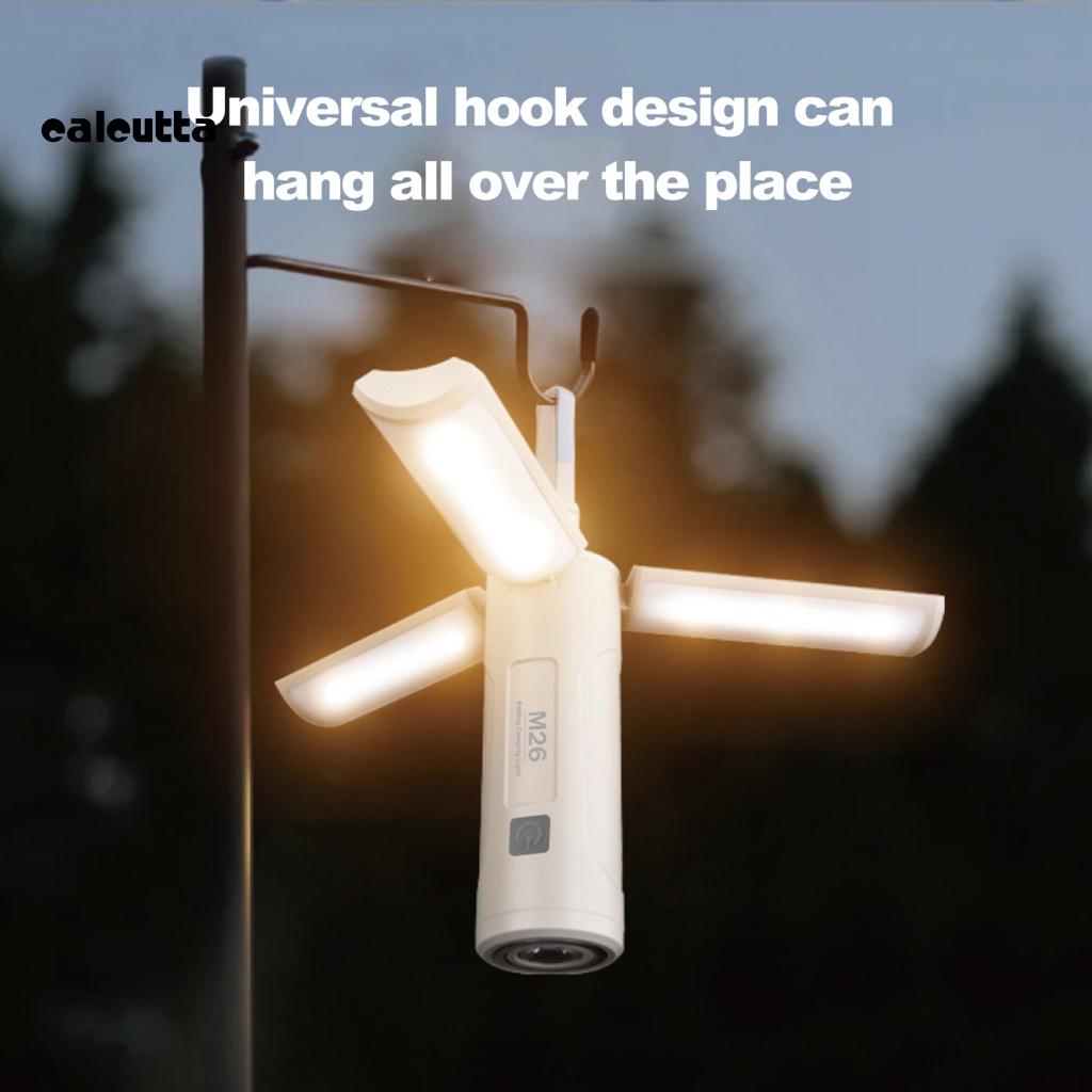 1 Bộ Đèn Cắm Trại Chống Nước Có Thể Gấp Lại Độ Sáng Cao