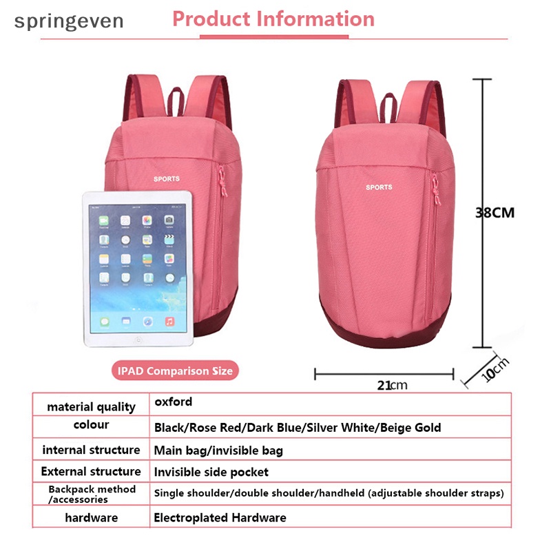 Ba Lô Du Lịch / Leo Núi Thời Trang Dung Tích 10L