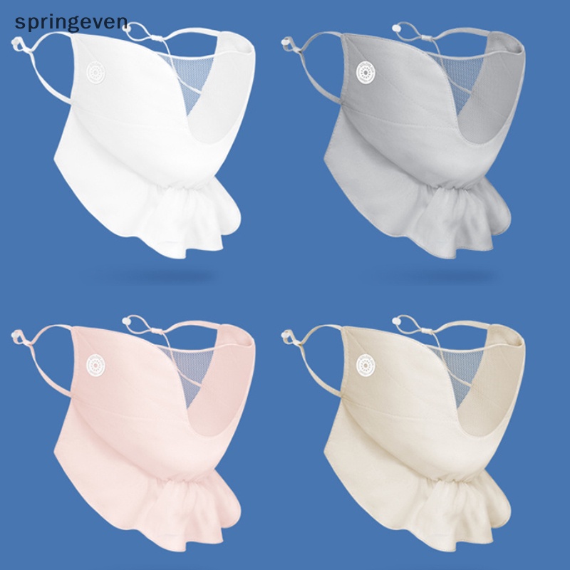 Khẩu Trang Lụa Lạnh Chống Tia uv Thoáng Khí Có Khóa Điều Chỉnh Được Dùng Khi Lái Xe / Leo Núi / Thể Thao Ngoài Trời