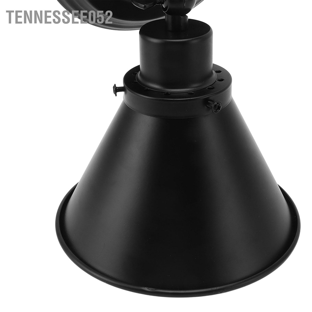 Tennessee052 Giá đỡ đèn tường có thể điều chỉnh Màu đen 85‑265V 60W cho bóng E27 E26