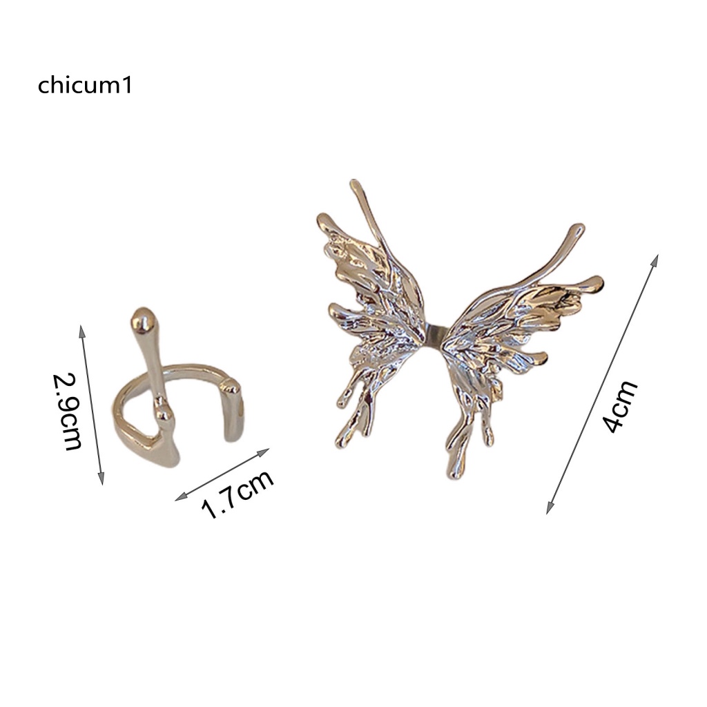 Nhẫn Hở Hình Bướm Có Thể Điều Chỉnh Kích Cỡ