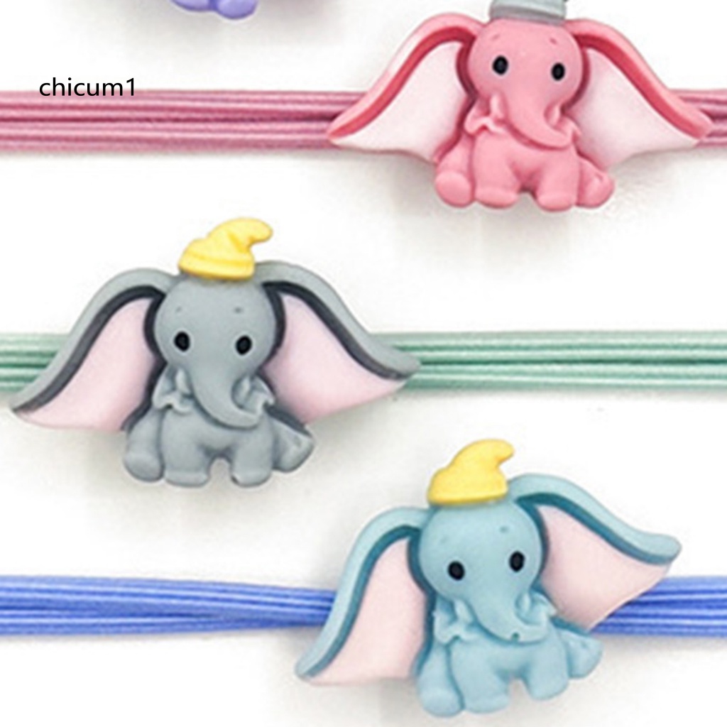 Dây Cột Tóc Co Giãn Hình Chú Voi Dễ Thương Cho Nữ
