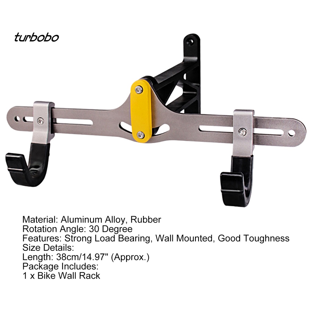 Giá Đỡ Xe Đạp Treo Tường Bằng Hợp Kim Nhôm Chống Trầy Xước Tiện Dụng