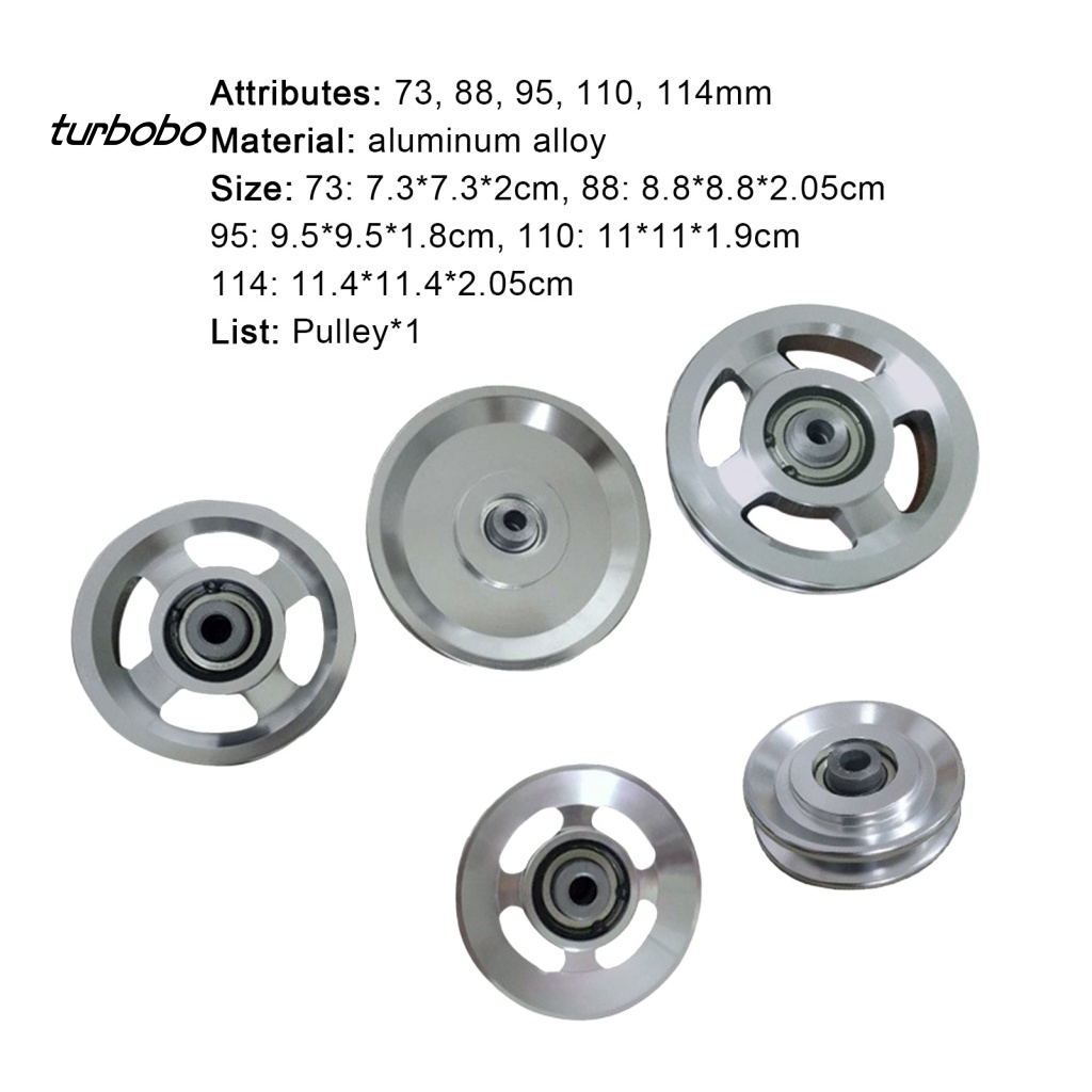 Bánh Xe Ròng Rọc Bằng Hợp Kim Nhôm Thay Thế Tiện Dụng Cho Thiết Bị Tập Thể Hình