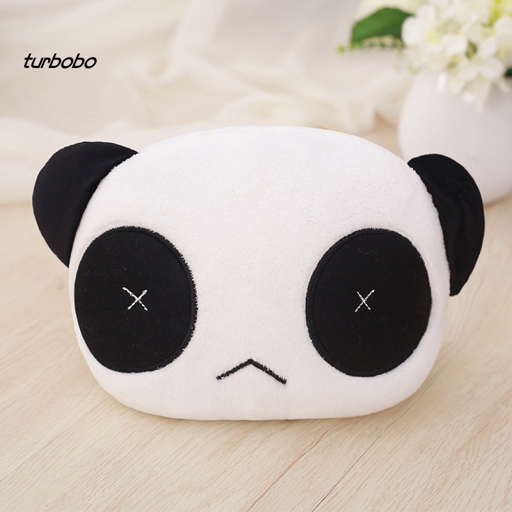 Gối Tựa Đầu Bằng Cotton PP Hình Gấu Trúc Dễ Thương Cho Xe Hơi