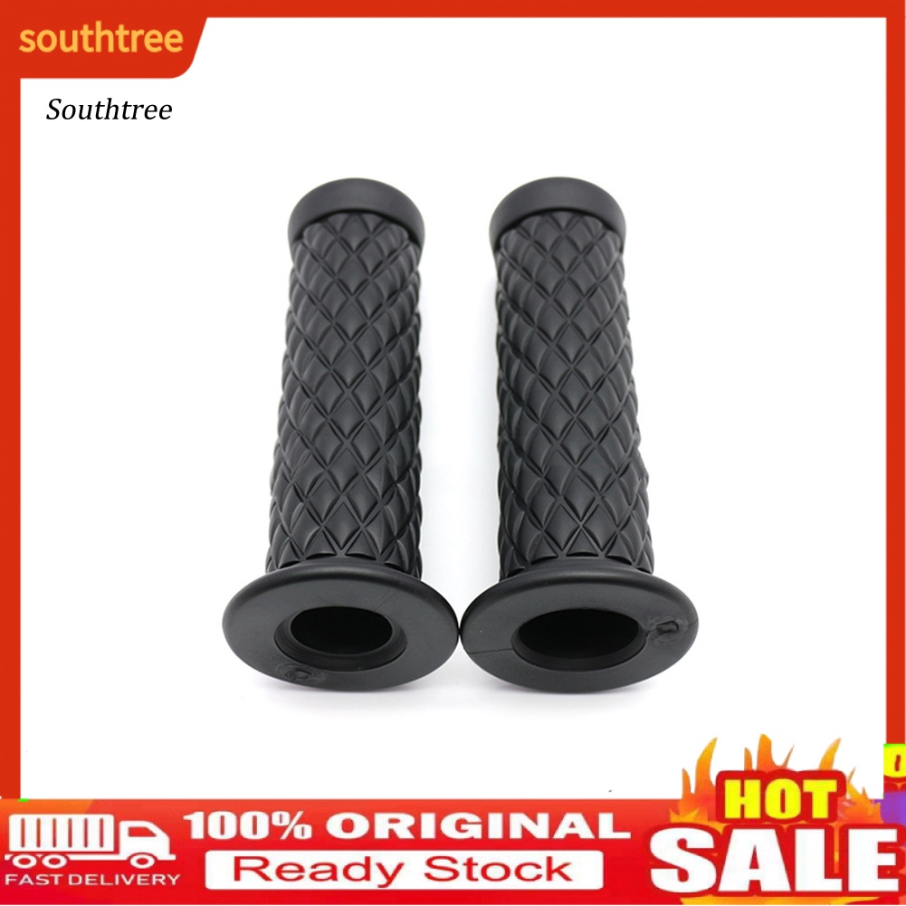 Bộ 2 Vỏ Bọc Tay Lái Xe Máy Cafe Racer 22mm Bằng Cao Su Chống Trượt